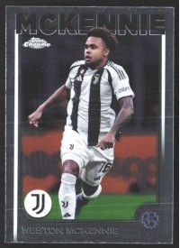 Weston McKennie, Kartička, Topps Chrome UEFA Club Competitions 2024-2025, BASE