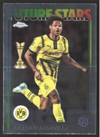 Julien Duranville, Kartička, Topps Chrome UEFA Club Competitions 2024-2025, BASE