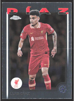 Luis Díaz, Kartička, Topps Chrome UEFA Club Competitions 2024-2025, BASE