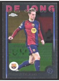 Frenkie de Jong, Kartička, Topps Chrome UEFA Club Competitions 2024-2025, BASE Frenkie de Jong, Kartička, Topps Chrome UEFA Club Competitions 2024-2025, BASE