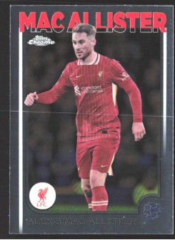 Alexis Mac Allister, Kartička, Topps Chrome UEFA Club Competitions 2024-2025, BASE