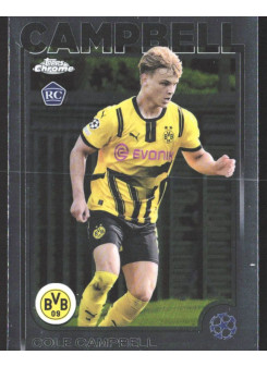 Cole Campbell, Kartička, Topps Chrome UEFA Club Competitions 2024-2025, BASE