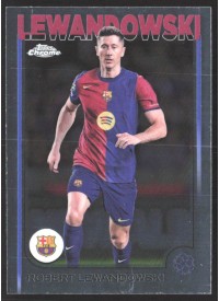 Robert Lewandowski, Kartička, Topps Chrome UEFA Club Competitions 2024-2025, BASE