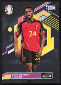 Loïs Openda, Kartička, Topps Finest Road to UEFA Euro 2023-24, BASE