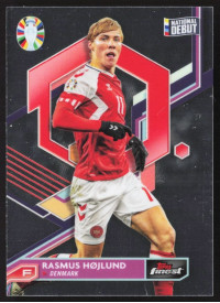 Rasmus Højlund, Kartička, Topps Finest Road to UEFA Euro 2023-24, BASE