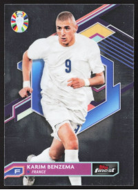 Karim Benzema, Kartička, Topps Finest Road to UEFA Euro 2023-24, BASE