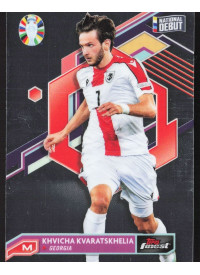 Khvicha Kvaratskhelia, Kartička, Topps Finest Road to UEFA Euro 2023-24, BASE