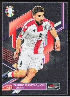 Zuriko Davitashvili, Kartička, Topps Finest Road to UEFA Euro 2023-24, BASE