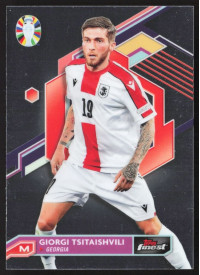 Giorgi Tsitaishvili, Kartička, Topps Finest Road to UEFA Euro 2023-24, BASE