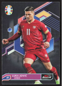 Luka Jović, Kartička, Topps Finest Road to UEFA Euro 2023-24, BASE