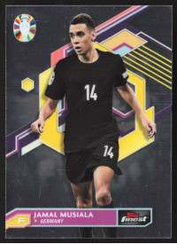 Jamal Musiala, Kartička, Topps Finest Road to UEFA Euro 2023-24, BASE