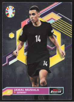 Jamal Musiala, Kartička, Topps Finest Road to UEFA Euro 2023-24, BASE