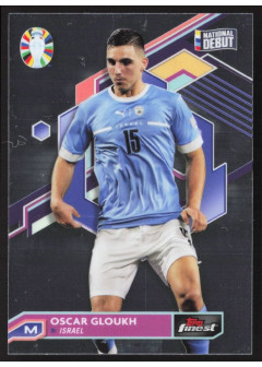 Oscar Gloukh, Kartička, Topps Finest Road to UEFA Euro 2023-24, BASE