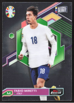 Fabio Miretti, Kartička, Topps Finest Road to UEFA Euro 2023-24, BASE