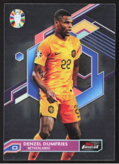 Denzel Dumfries, Kartička, Topps Finest Road to UEFA Euro 2023-24, BASE