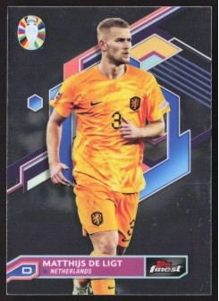 Matthijs de Ligt, Kartička, Topps Finest Road to UEFA Euro 2023-24, BASE