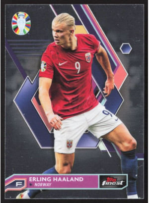 Erling Haaland, Card, Topps Finest Road to UEFA Euro 2023-24, BASE