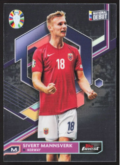 Sivert Mannsverk, Kartička, Topps Finest Road to UEFA Euro 2023-24, BASE