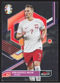 Arkadiusz Milik, Kartička, Topps Finest Road to UEFA Euro 2023-24, BASE
