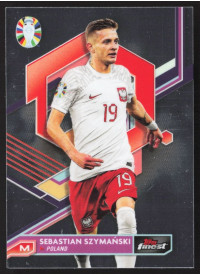 Sebastian Szymański, Kartička, Topps Finest Road to UEFA Euro 2023-24, BASE