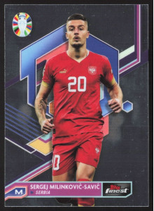 Sergej Milinković-Savić, Card, Topps Finest Road to UEFA Euro 2023-24, BASE