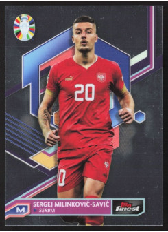 Sergej Milinković-Savić, Kartička, Topps Finest Road to UEFA Euro 2023-24, BASE