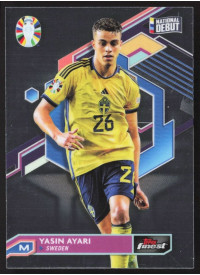 Yasin Ayari, Kartička, Topps Finest Road to UEFA Euro 2023-24, BASE