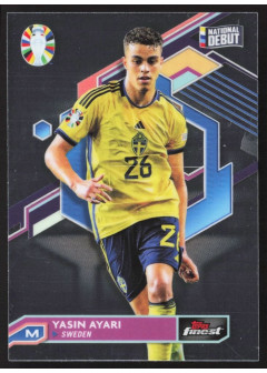 Yasin Ayari, Card, Topps Finest Road to UEFA Euro 2023-24, BASE