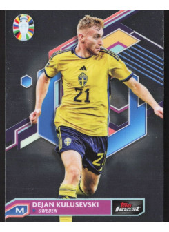 Dejan Kulusevski, Kartička, Topps Finest Road to UEFA Euro 2023-24, BASE