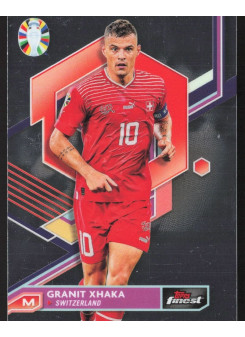 Granit Xhaka, Kartička, Topps Finest Road to UEFA Euro 2023-24, BASE