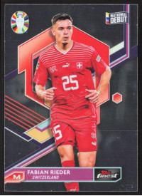 Fabian Rieder, Kartička, Topps Finest Road to UEFA Euro 2023-24, BASE