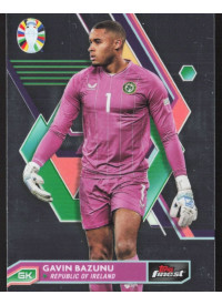 Gavin Bazunu, Kartička, Topps Finest Road to UEFA Euro 2023-24, BASE
