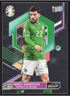 Mikey Johnston, Kartička, Topps Finest Road to UEFA Euro 2023-24, BASE