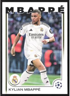 Kylian Mbappé, Kartička, Topps UEFA Club Competitions 2024-25, BASE
