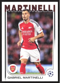 Gabriel Martinelli, Kartička, Topps UEFA Club Competitions 2024-25, BASE