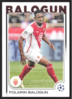 Folarin Balogun, Kartička, Topps UEFA Club Competitions 2024-25, BASE