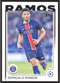 Gonçalo Ramos, Kartička, Topps UEFA Club Competitions 2024-25, BASE