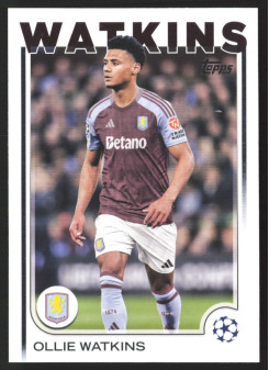 Ollie Watkins, Kartička, Topps UEFA Club Competitions 2024-25, BASE