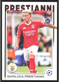 Gianluca Prestianni, Kartička, Topps UEFA Club Competitions 2024-25, BASE