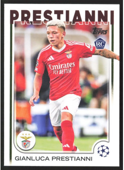 Gianluca Prestianni, Kartička, Topps UEFA Club Competitions 2024-25, BASE