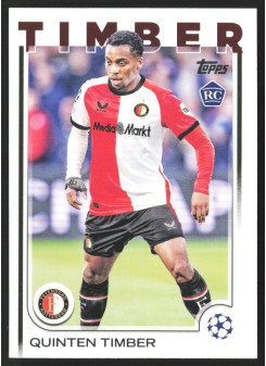 Quinten Timber, Kartička, Topps UEFA Club Competitions 2024-25, BASE