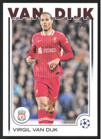 Virgil van Dijk, Kartička, Topps UEFA Club Competitions 2024-25, BASE