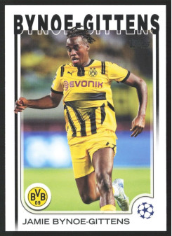 Jamie Bynoe-Gittens, Kartička, Topps UEFA Club Competitions 2024-25, BASE
