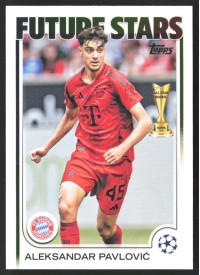 Aleksandar Pavlović, Kartička, Topps UEFA Club Competitions 2024-25, BASE