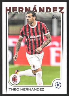 Theo Hernández, Kartička, Topps UEFA Club Competitions 2024-25, BASE