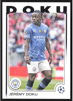 Jérémy Doku, Kartička, Topps UEFA Club Competitions 2024-25, BASE
