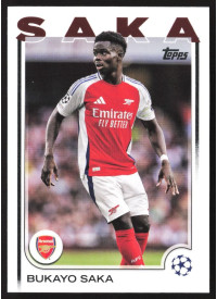 Bukayo Saka, Kartička, Topps UEFA Club Competitions 2024-25, BASE