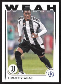 Timothy Weah, Kartička, Topps UEFA Club Competitions 2024-25, BASE