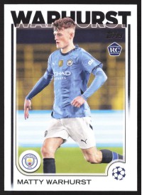 Matty Warhurst, Kartička, Topps UEFA Club Competitions 2024-25, BASE