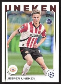 Jesper Uneken, Kartička, Topps UEFA Club Competitions 2024-25, BASE